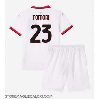 AC Milan Fikayo Tomori #23 Maglia Gara Trasferta Repliche 2024-25 Bambino